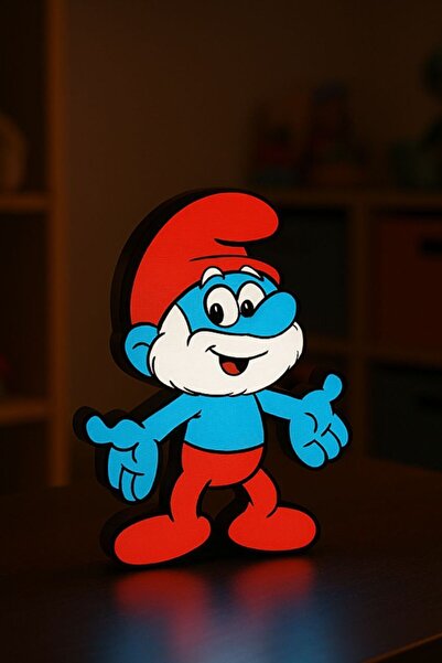 MEK Şirinler Şirin Baba Tasarımlı Dekoratif Aydınlatma