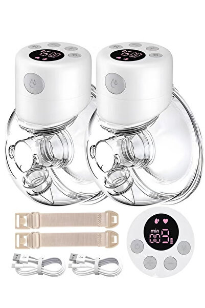 Cady One 2 مضخة حليب كهربائية قابلة للارتداء بدون استخدام اليدين مع شاشة LCD و 9 مستويات و2 أوضاع قابلة للشحن