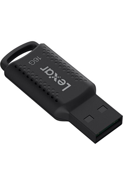 Lexar محرك أقراص فلاش JumpDrive V400 USB 3.2 الجيل الأول سعة 256 جيجابايت، أسود - 100 ميجابايت/ثانية