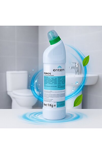 ENTEM Poros Wc Ağır Kirler Için Tuvalet Temizleyici 1 lt