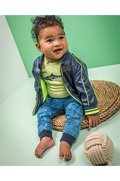 Dirkje Boys' jeans with cuffs and drawstring