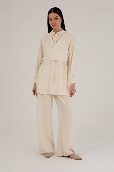 Jupe Women's Modal Fabric Cross-Back Tie Set 8552