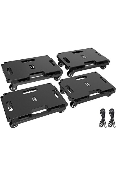 Ronlap Set of 4 furniture transport trolleys, total capacity up to 800 kg