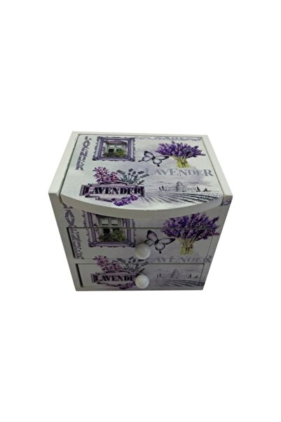 Cadouridiversity - Cutie de bijuterii din lemn, 10 cm x 9 cm, L31-08