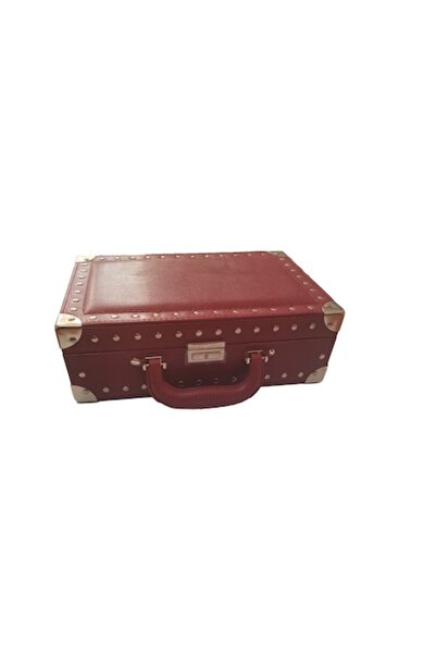 Cadouridiversity jewelry box, -leather, red, 30x20 cm, R14-13