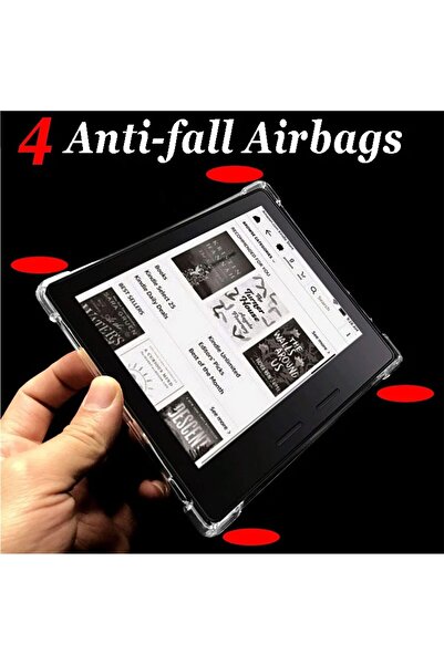 Generic Luconi [1+2 Pack] Tempered Glass Screen Protector & TPU Case for Kindle Oasis 7-inch (9th/10th Gen)