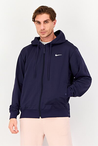 Nike Men Therma Fit Long Sleeve Basketball Hoodie, Purple
