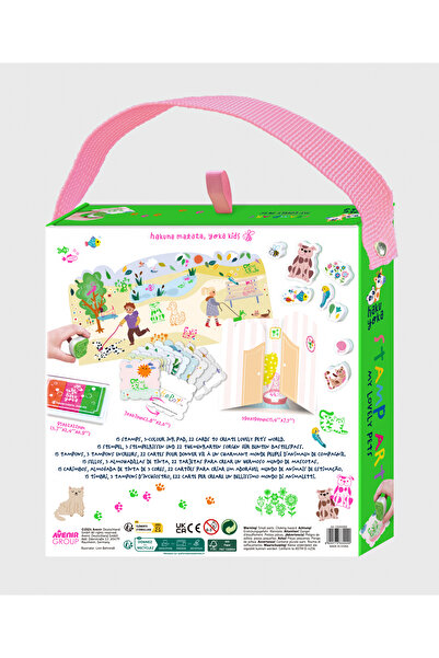 AVENİR Haku Yoka Portable Stamp Set - My Dear Animals