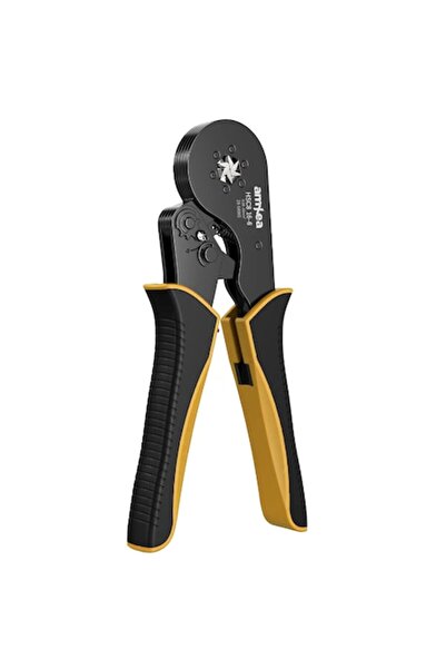 amXea Clește de sertizare HSC8 16-6 negru-galben, 6 fălci pentru 0,08–16 mm²