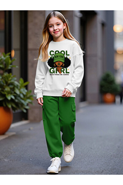 Take Two By Styli Teens Cool Graphic Sweatshirt and Joggers Set