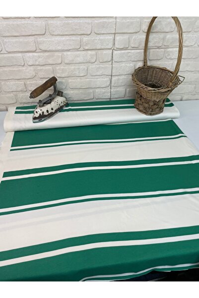 EGE DESIGN قماش قطني ممشط مطبوع بخطوط