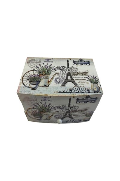 Cadouridiversity - Cutie muzicală de bijuterii din lemn, 13 cm x 10 cm, L31-11