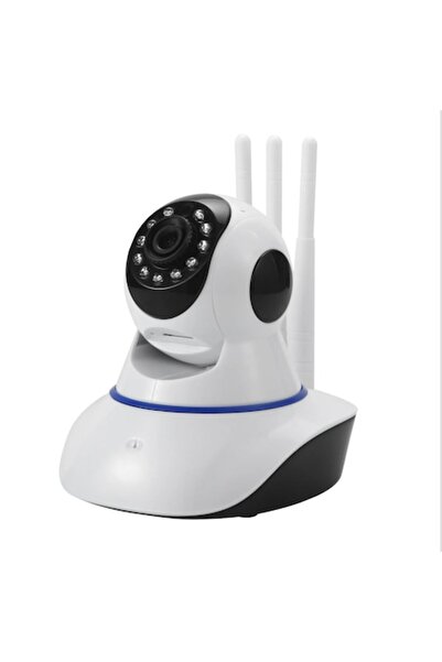 OEM 1080p 360° Wi-Fi Surveillance Camera with 3 Antennas, Two-Way Audio, IR, Motion Tracking