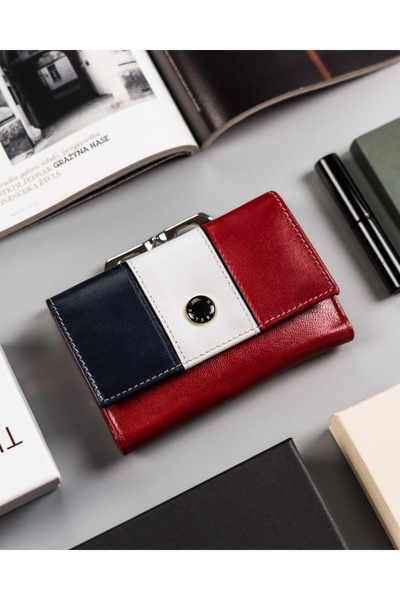 Other Small leather women's wallet with RFID system - Peterson