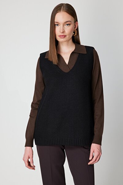 ON V Yaka Triko Süveter