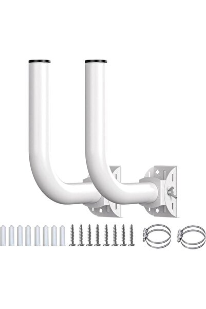 Jectse J-shaped Wall-Mount Bridge / Outdoor Antenna Pole for CPE Point-to-Point (Waterproof)