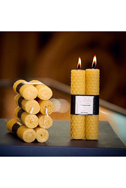 Eclectic Home مجموعة شموع عضوية (4 قطع من الشموع)