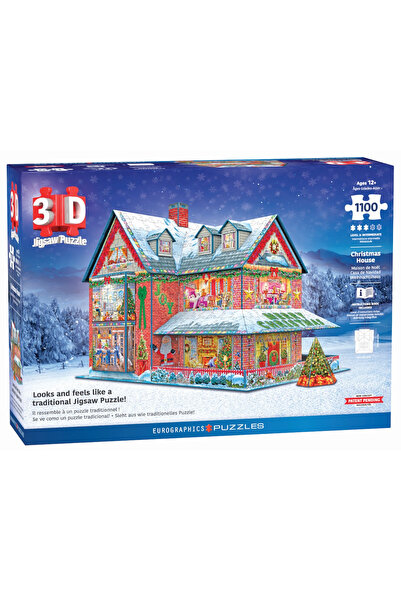 Eurographics Christmas House 3D Puzzle