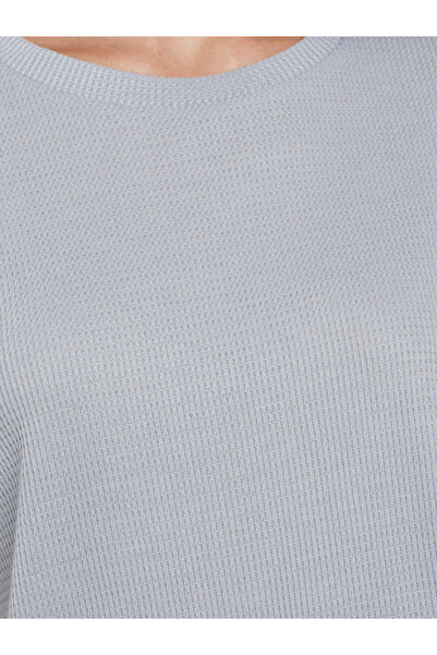 Styli Waffle Knit Lettuce Hem Drop Shoulder T-Shirt and Pyjama Set