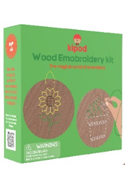 KIPOD Set de broderie din lemn - Plante