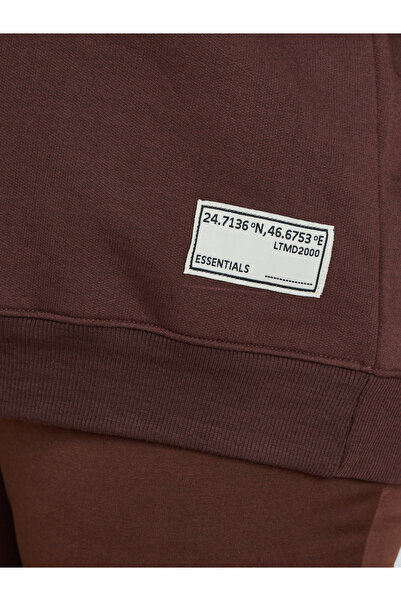 Styli Plus Size Oversized Longline Sweatshirt