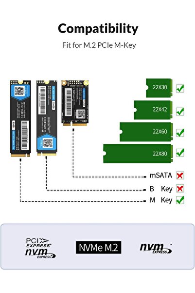 Orico M.2 NVMe Cloner Dual-Bay Docking Station (M2P2)