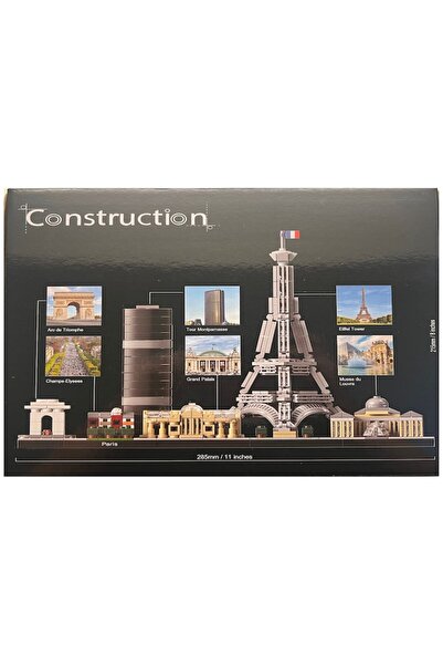 OEM Architecture Construction Set - Famous Buildings, City of Paris, 649 pieces