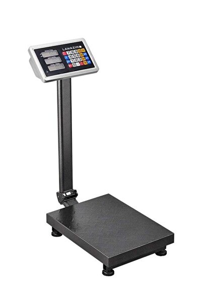 Lawazim 600kg Digital Weighing Scale - Foldable Industrial Scale with LCD Display