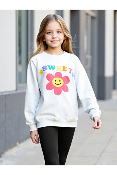 Take Two By Styli Teens Graphic Sweatshirt and Leggings Set