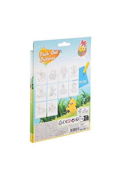 Gift Design Creative decoupage set – 10 sheets with cheerful Easter figures