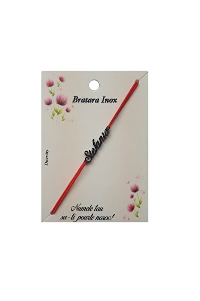 Cadouridiversity Brățară cu nume Stefania, oțel inoxidabil