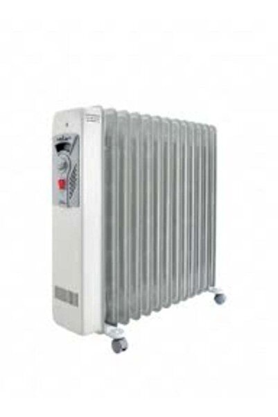 Heller Oil Filled Radiator Heater MAS-2515 2500W 15-Fins Adjustable Thermostat & Wheels