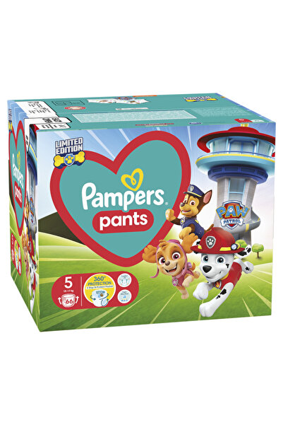 Pampers Active Baby Paw Patrol Edition Pants Size 5 (11-17 kg), 66 pcs