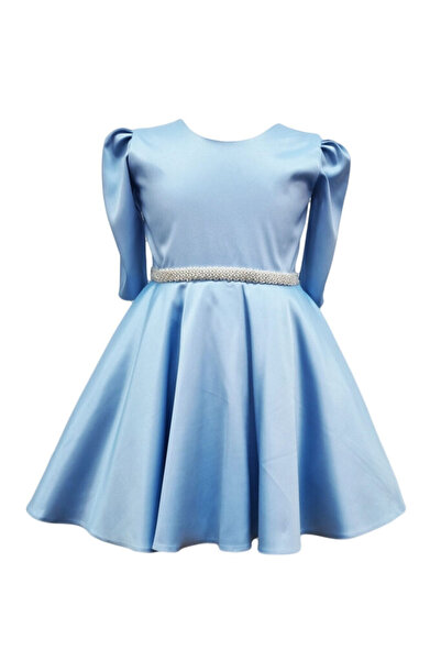 fantasialand Rochie Eleganta Fetite, model Iris Elegance, culoare bleu