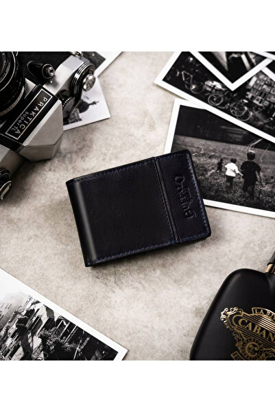 Other Small men's leather wallet without clasp - Buffalo Wild