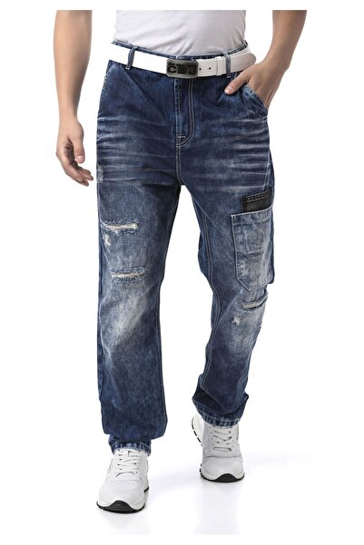 Cipo & Baxx CD907 Παντελόνι Cargo σε φαρδιά γραμμή - Αστικό στυλ με λειτουργι...