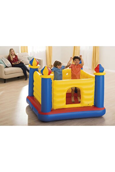 MACVI ® Inflatable Kids Play Area, Castle Bouncer, 175x175x135 cm, Safe & Fun