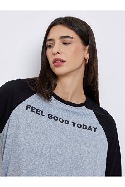 Styli Women Color Block Oversized T-Shirt