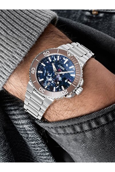 Oris Mens Watch 01 733 7766 4150-Set, Automatic, 41mm, 30ATM