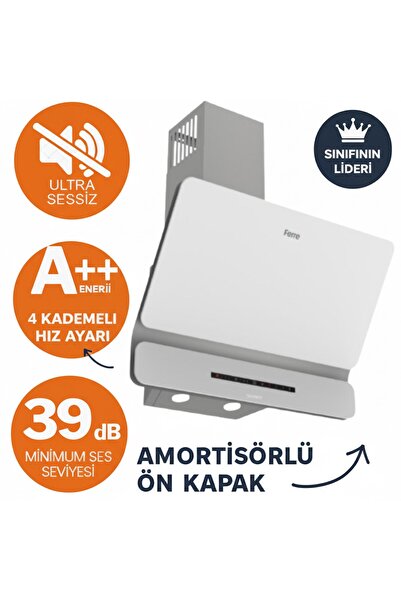 Ferre SilenArt Luzia Ultra Sessiz Beyaz Ankastre Set / Wok ( D081-SA + SC406-WFA + QBL62CB )