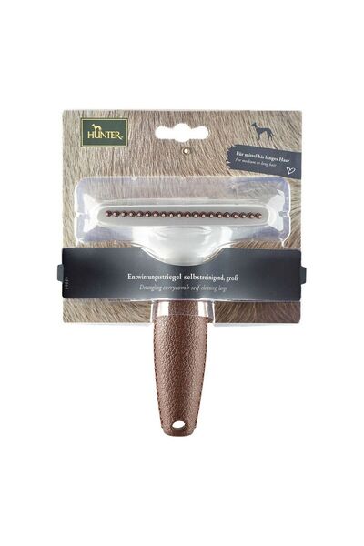 Hunter Perie de descurcare cu autocurățare din oțel inoxidabil