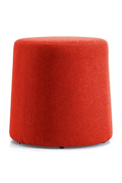 QMOBILI Chacha Ottoman Orange, fabric