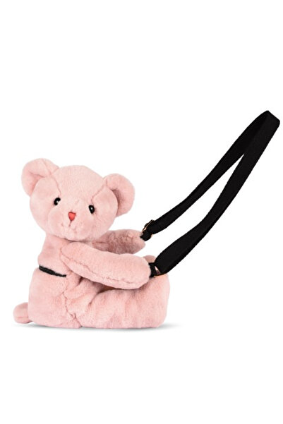 Doudou et Compagnie Teddy bear - adorable crossbody bag, 30 cm, Powder pink