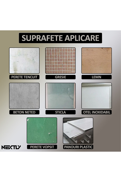 NEXTLY 3D Self-Adhesive Wall Panels - Waterproof, Heat-Resistant, Easy Install, Modern Design, 10.6 sqm