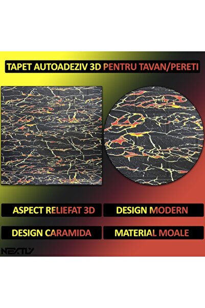NEXTLY 3D Self-Adhesive Wall Panels, Waterproof, Heat-Resistant, Easy Application, J7446-11