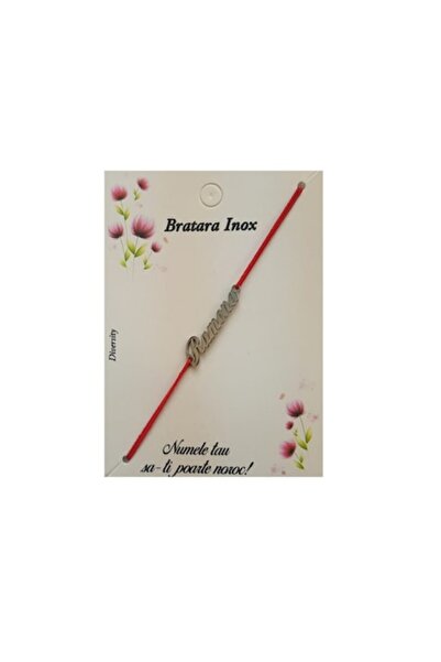 Cadouridiversity - Brățară cu numele Ramona, din oțel inoxidabil