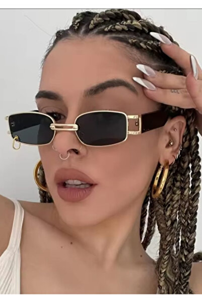 MECKSA Square Women's Fashion Glasses, New Y2K Street Style Eyewear