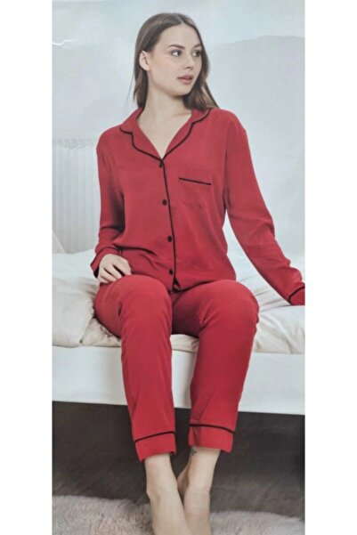 Alissa Front Buttoned Women's Pajama Set