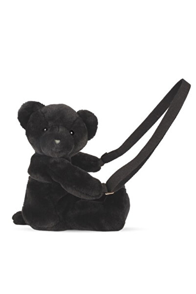 Doudou et Compagnie Teddy bear - adorable crossbody bag, 30 cm, Black