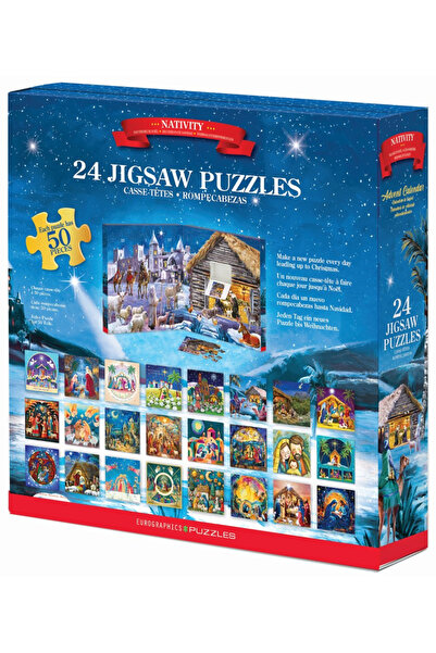 Eurographics Advent Calendar Nativity, 24 puzzles, 50 pieces